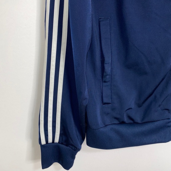 NAVY ADIDAS ORIGINAL SUPERSTAR TRACK JACKET - Picture 4 of 7